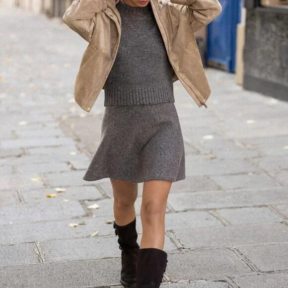 Zara Faux Suede Jacket - Size Small - Picture 7 of 10